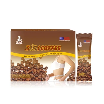 Green Instant 3 in 1 Coffee 16packs Good for Men & Women Health Supplement Support Colon Cleanse and Detoxification