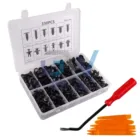Clips Push Clip 330pcs Auto Clips Box 12Sizes Car Body Retainer Push Pin Rivet Clip Mouldings Trim Panel WELL
