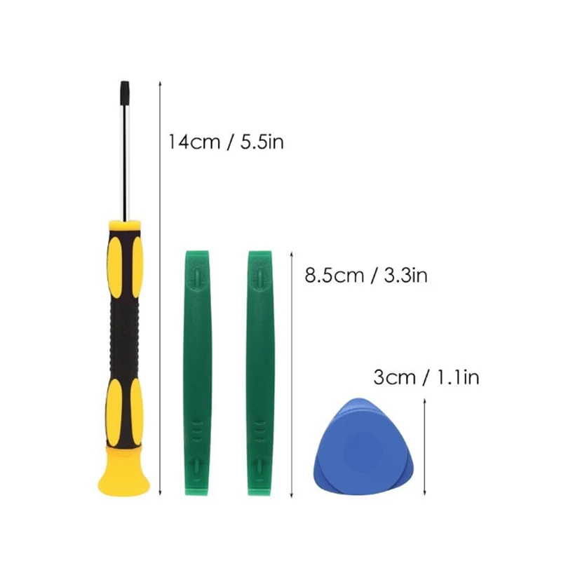 thumbnail image 2 of Kingsdun Screwdriver Repair Kit For Xbox One / 360 & PS3 / PS4 Controllers – T6 T8H T10H 2 of 5