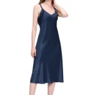 Sexy Sleepwear 22 Momme 100% Silk Women Nightgown Sexy Ladies Sleeveless Bathrobe Women's Sleepwear Luxury Pajamas