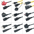 Pc Power High Quality UL Certificate 3 Pin IEC60320 C13 PC Computer Power Cord For Home Appliance US Market