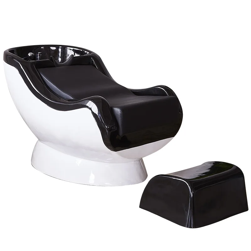 Modern Black Shampoo Chair For Hair Salon Shampoo Bed Hair Washing Sink For  Barber Shop Equipment 165*86*86cm Fiber Glass 125kg - Buy Shampoo  Equipment,Massage Electric Beauty Bed,Thai Massage Bed Product on  