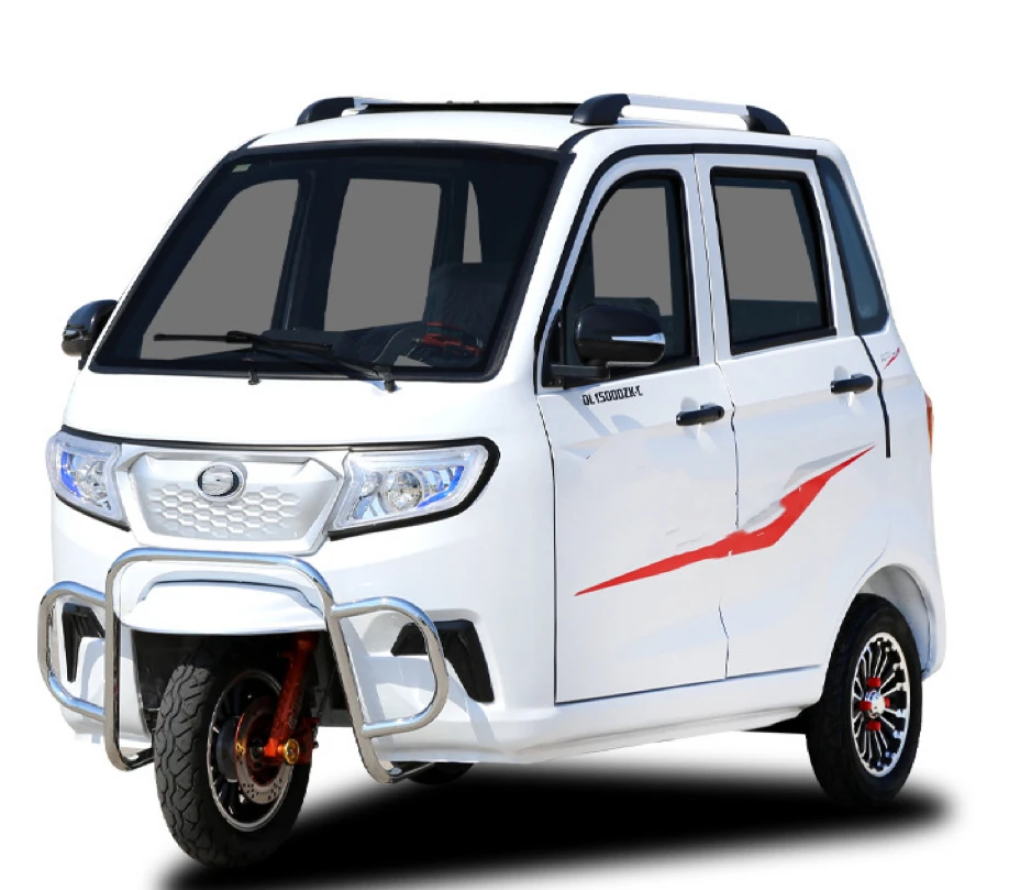 Hot Sale Enclosed Electric Passenger Tricycle 3 Wheel Tuk Tuk Car Large