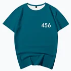 Men 2021 Summer The Costumes Squid Game T Shirts Plus Size Men's T-shirts Squid Game Tshirts Squid Game