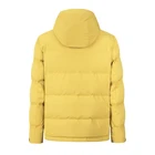 Professional Factory Customized Polyester Fibre 90% Duck Men's Winter Light Weight Yellow Hooded Down Jacket Coat