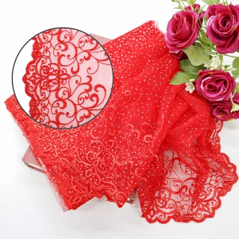 Sparkling lace embroidery Suitable for weddings Underwear clothing lace fabric embroidery