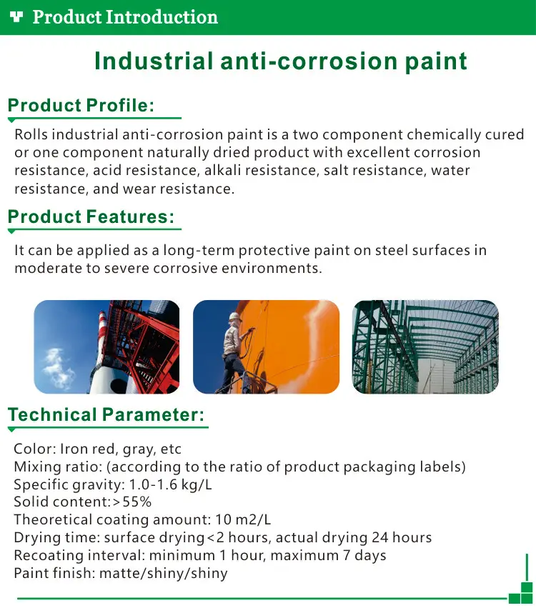 Anticorrosive Paint Manufacturer Epoxy Heavy Duty Anti Corrosion Resin