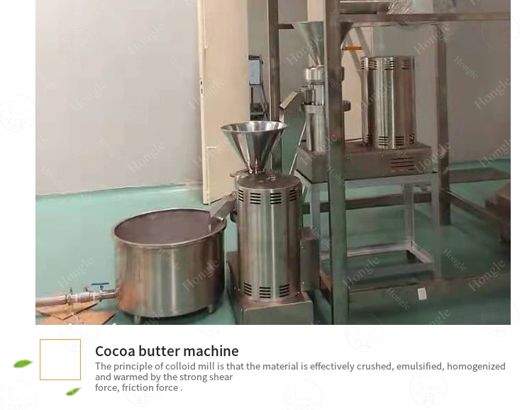 High Efficiency Cacao Bean Powder Production Making Machine Line Price Butter Cocoa Processing Plant supplier