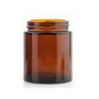 Amber Glass Jars With Lid Amber Glass Jar Amber Candle With Metal Lid 8oz 200ml 250ml