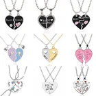 Necklace Friendship Necklace Custom Personalized Heart Friendship Gifts Best Friends Forever Pendant Necklace