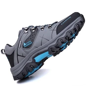 Fashion Men Non-slip Waterproof Wear-resistant Outdoor Hiking Shoes