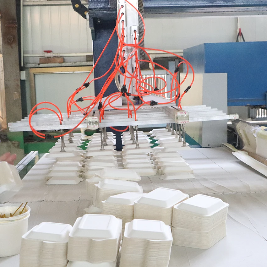 Automatic Biodegradable Disposable Paper Dish Tableware Making Machine with Sugarcane Bagasse Pulp manufacture