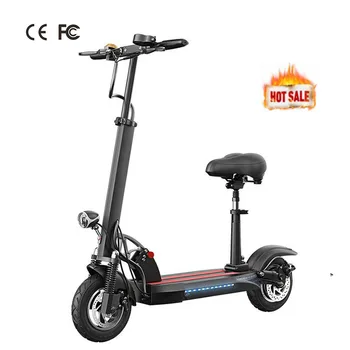 High Power 800W 48V 10 Inch E with Seat Foldable Adult Kick Folding Mobility Delivery City Profesional Oem Electric Scooter