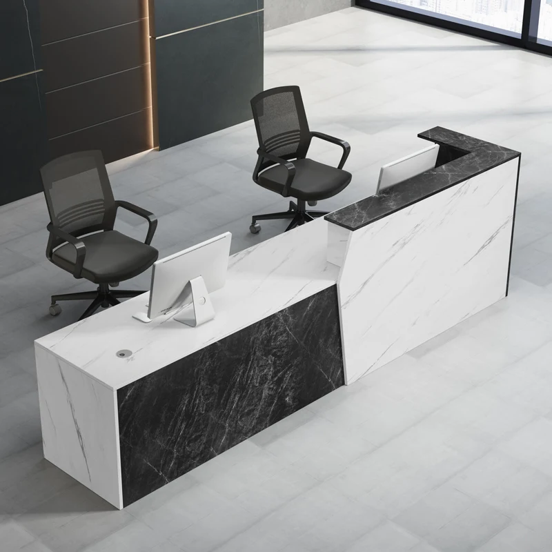Commercial reception furniture front desk counter for beauty salon spa front desk table office furniture