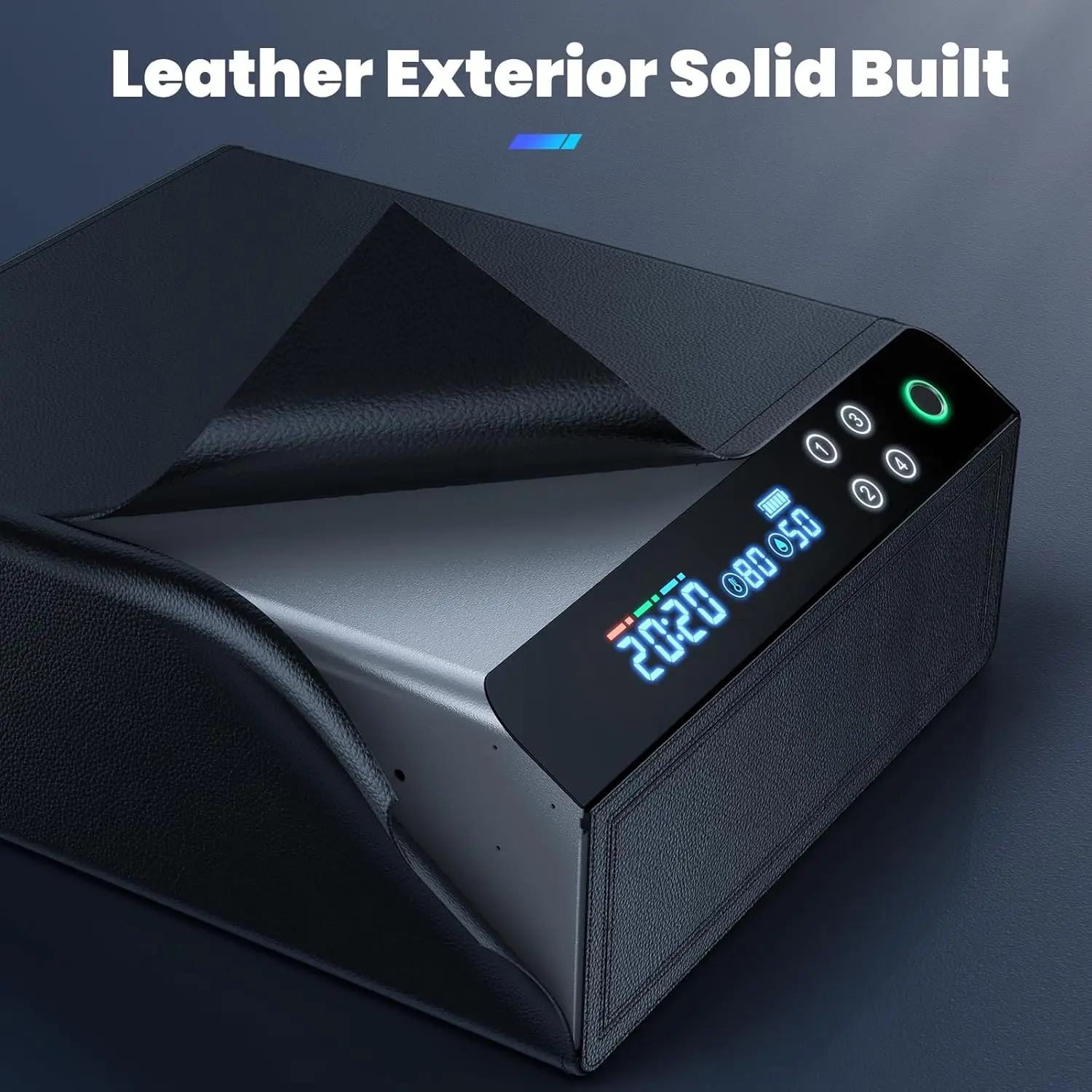 CEQSAFE Wholesale Home Automatic Luxury Leather Bluetooth Drawer Black Watches Safe Watch Winder Box supplier