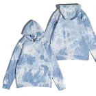 Tie Dye Custom Logo Blank Tie Dye Hoodie Sweatshirts Cotton Set Sweaters Men For Winter