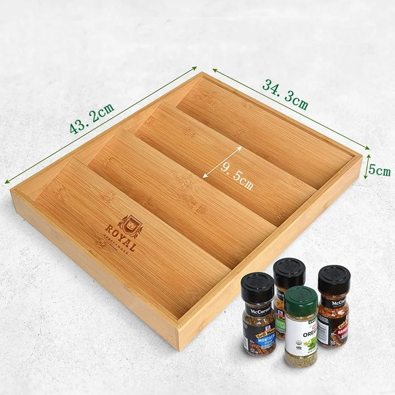 Eco Friendly spice rack drawer organizer spice rack cabinet shelf organizer