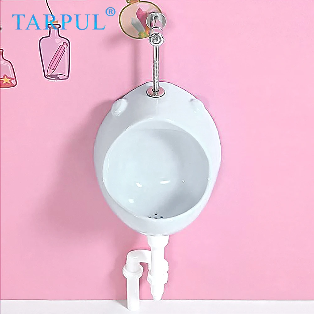 Tarpul Sanitary Ware Ceramic Children's Urinal Cartoon Cute Wall Hang Kindergarten Kid Urinal details