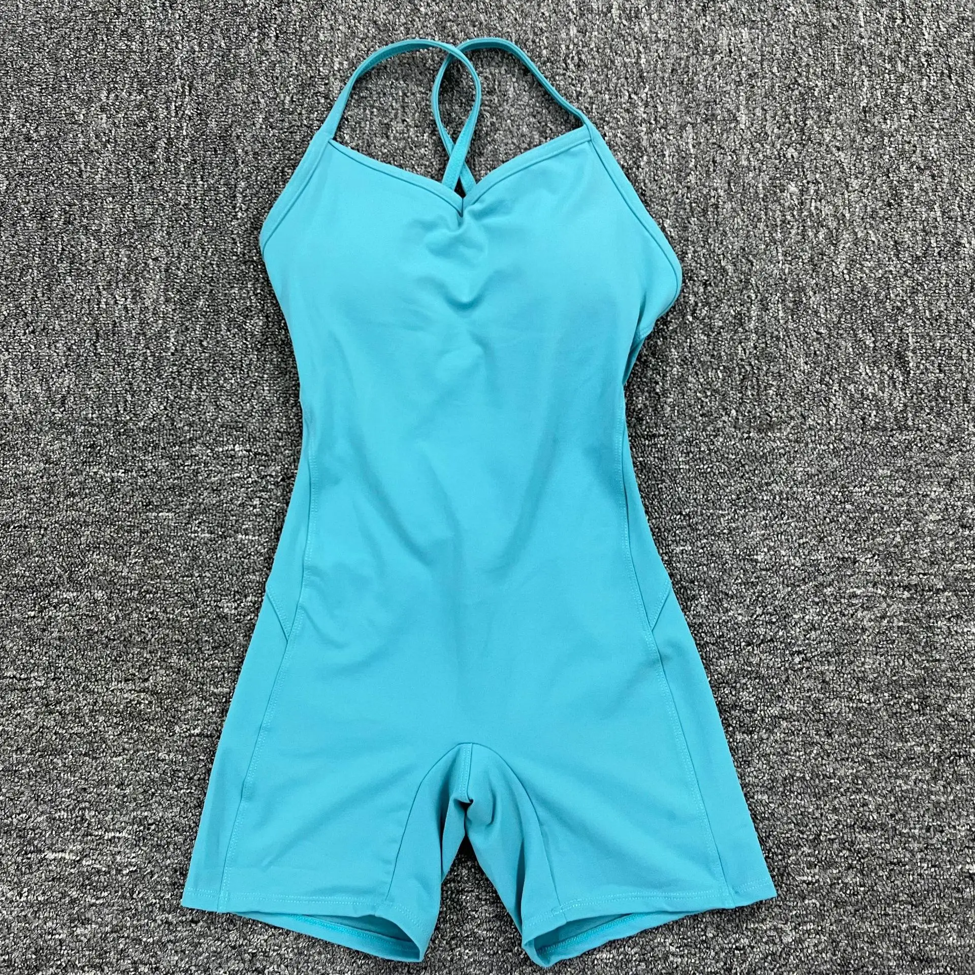 Sexy Buttock Short Backless Hollow Yoga Wear Gym Activewear Sets for Women Sportswear Fitness Body Suit Women Bodysuit Jumpsuit