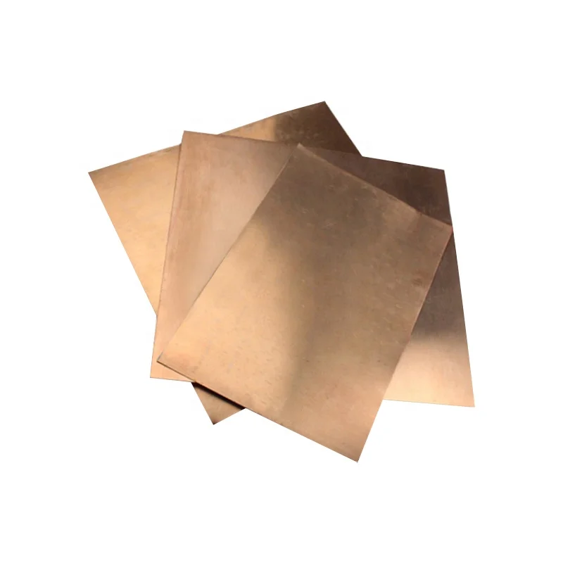 T2 Copper Bar Plate Good Thermal Conductivity Raw Material Flat Sheet Cu 99.95% 