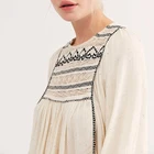 Casual Casual Blouse Women Blouse Women Summer Round Neck Fringe Detail Lace Casual Blouse Shirt