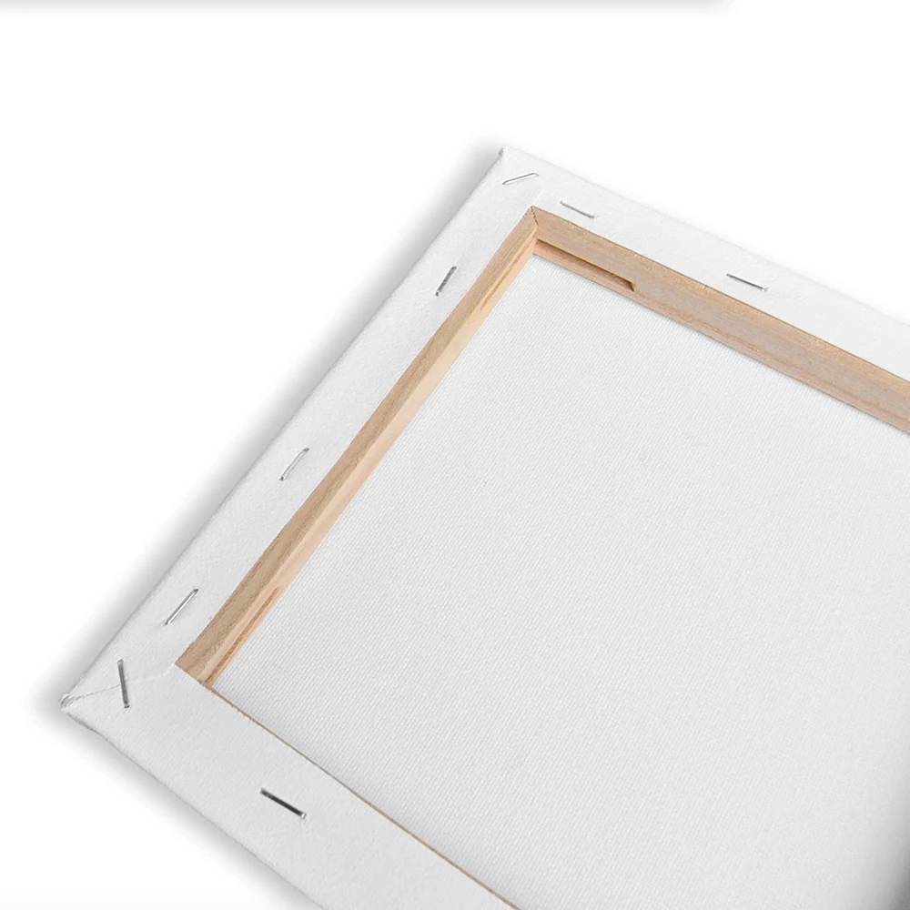 Professional Stretched Canvas Board with 380+/-50 Thickness and Eco-Solvent Latex UV Ink Support in White Color