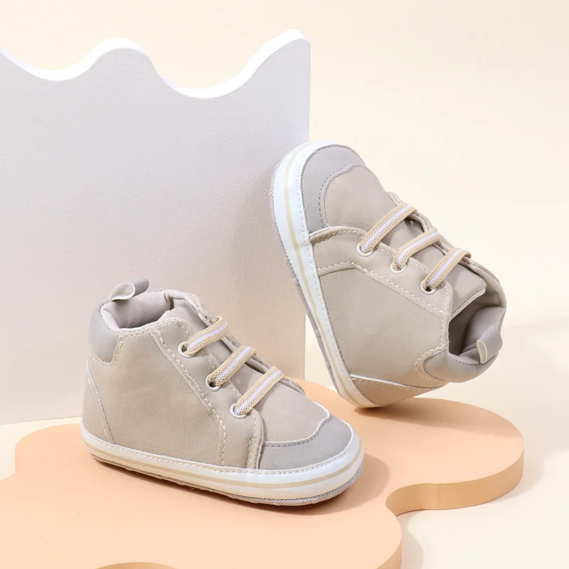 2024 New Arrival Breathable Soft PU Leather Baby Boy Shoes Light Weight Flat Anti-Slip for Spring and Autumn supplier