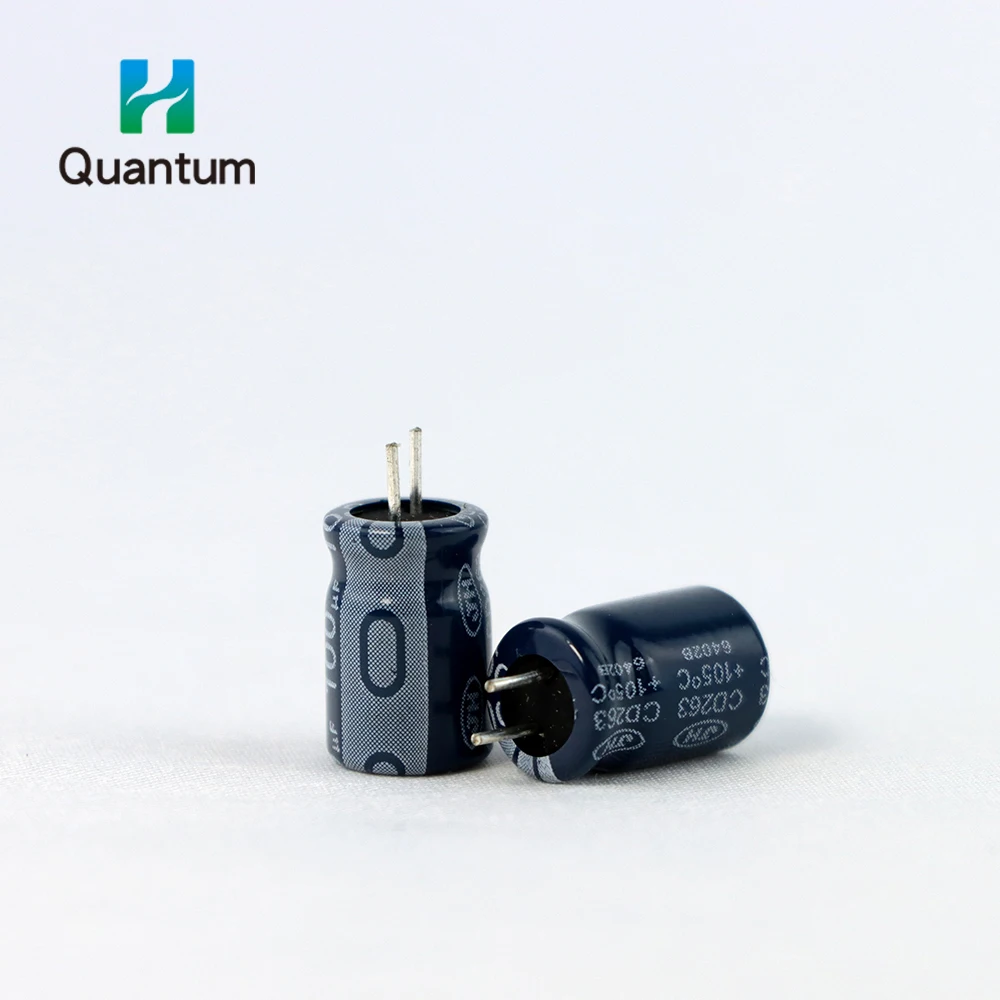 Factory Wholesale Standard Capacitor 50V100uF Electronic Component Capacitor