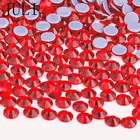 Rhinestones Wholesale Glitter Hot Fix Glass Crystals Flatback Strass Rhinestones For Dress Decoration
