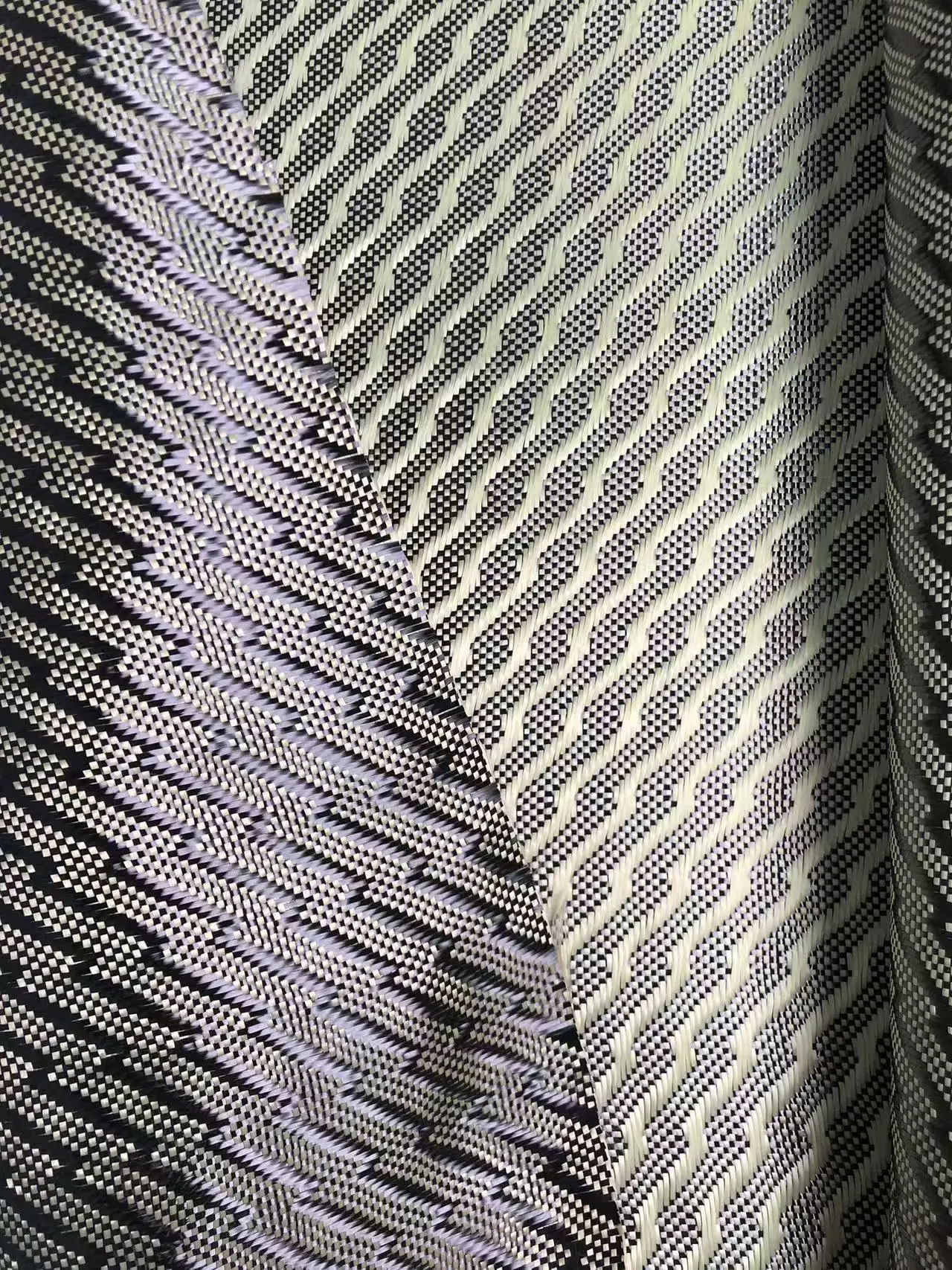 3k 240G Custom 3d Jacquard Lightning Pattern Yellow Carbon Fiber Fabric 3k 240G Custom 3d Jacquard Lightning Pattern Yellow Carbon Fiber Fabric