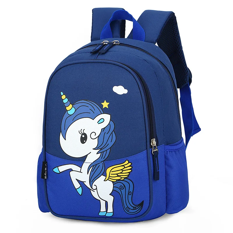 Hotselling Wholesale Cheap Price New Cartoon Unicorn Print School Bags Girls Unicorn School Bag