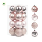 Set Ornament Supplies Custom Made Christmas Tree Decoration Plain Decor Ball Set Ornament