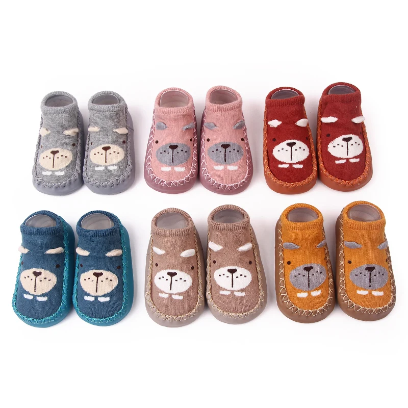 Spring New Baby Toddler Shoes and Socks Non-slip Children's Indoor Floor Socks Soft Soled Baby Shoes and Socks factory