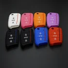 Key Factory Wholesale Silicone Car Key Fob Case Cover For VW Golf 7 Skoda Octavia
