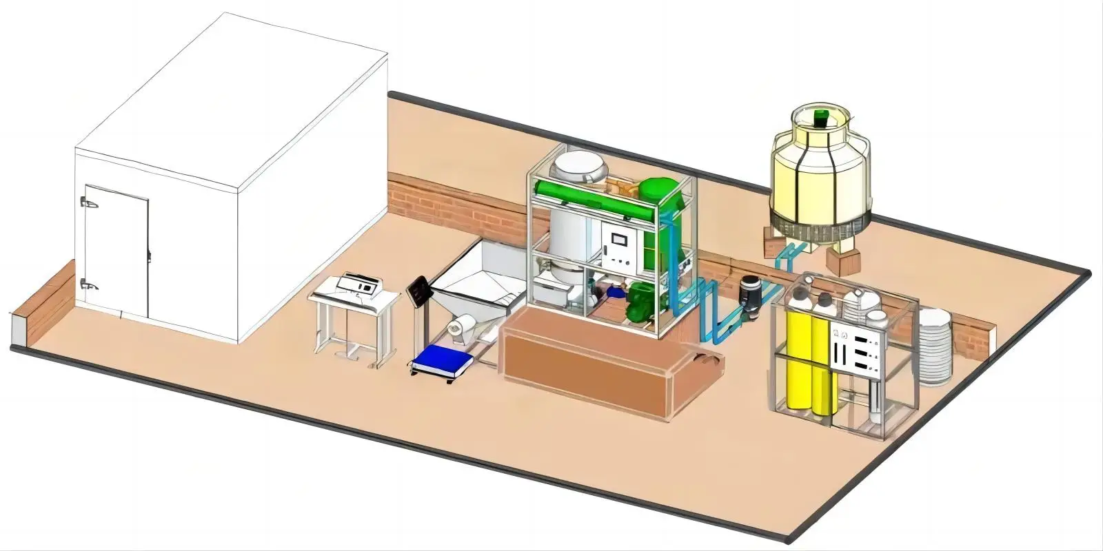 Ice Machine, 1ton, 1000kgs - detail 8