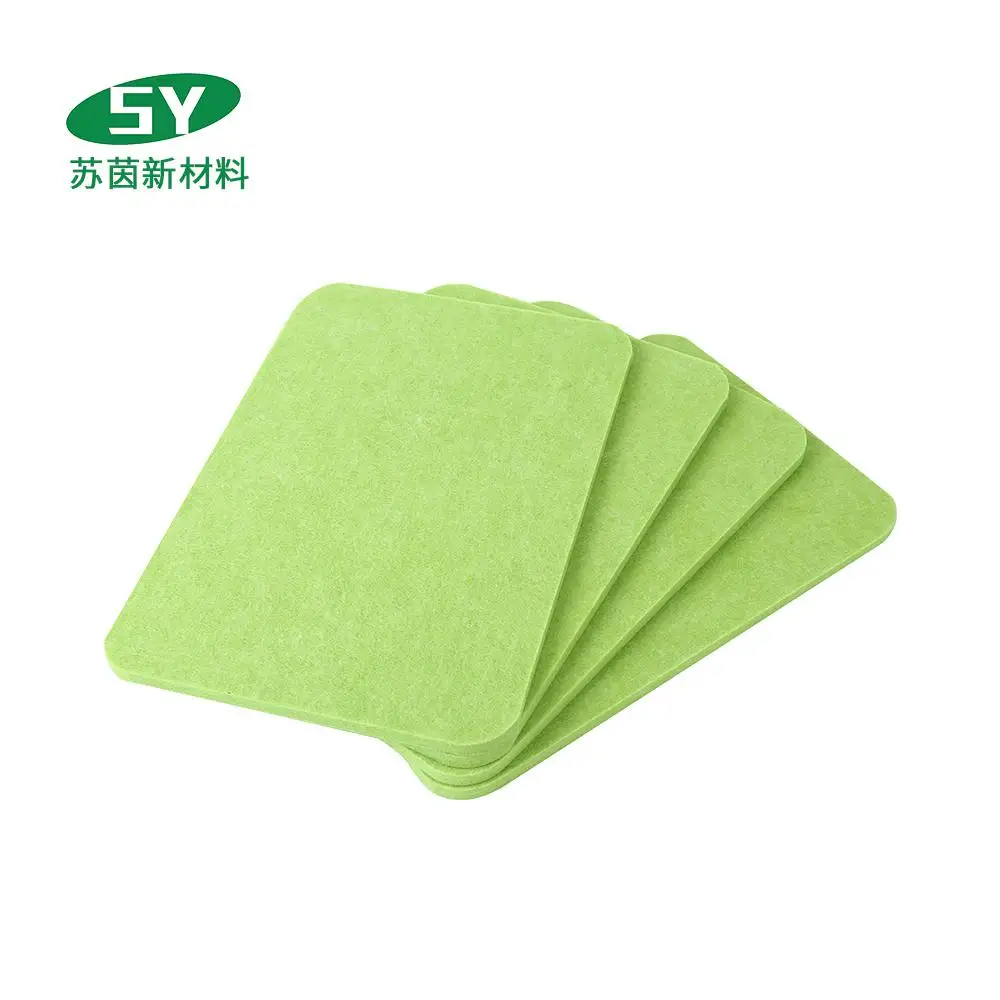 Suyin 9mm 100% Recycle PET Acoustic Panels Soundproof Material Polyester Acoustic Panels