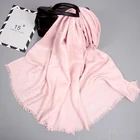 Long Scarf Long Tassel Custom Wholesale Women Scarf Muslim Cotton Scarves