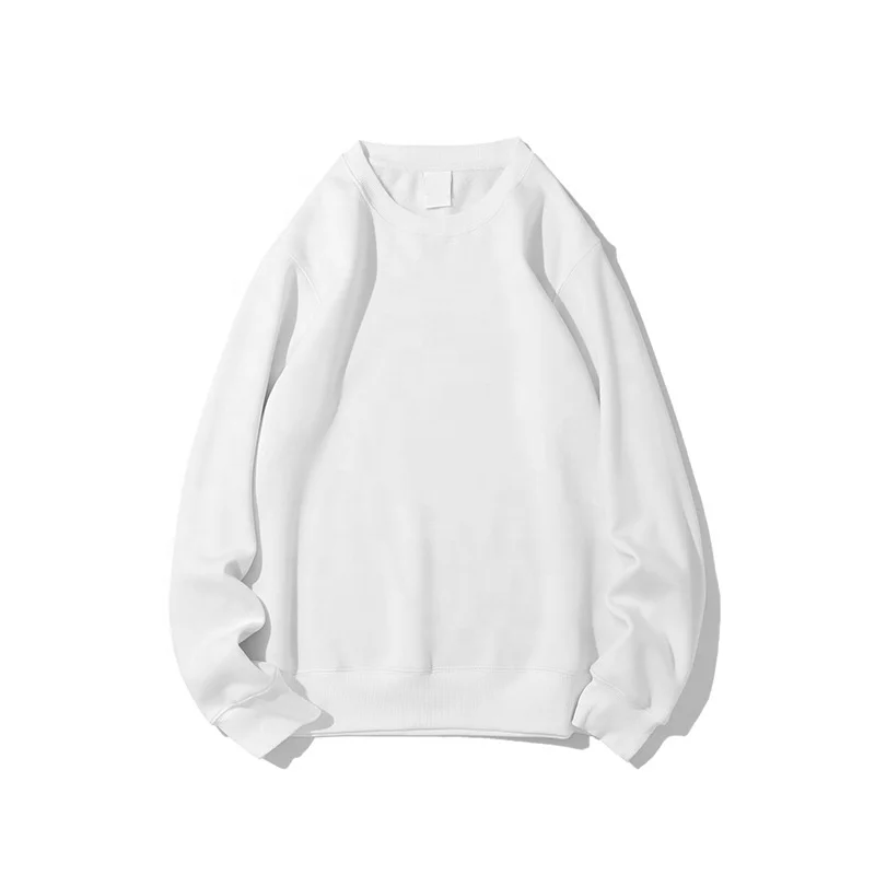 100% cotton Custom street wear emboss sweatshirt embossed logo crewneck sweater men's hoodies
