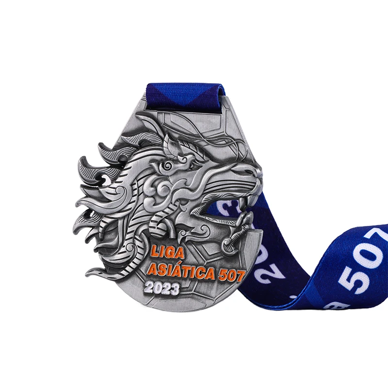 Personalized Award Gifts Metal Medals Custom Design 3D Gold Football Soccer Championship Sports Medal manufacture