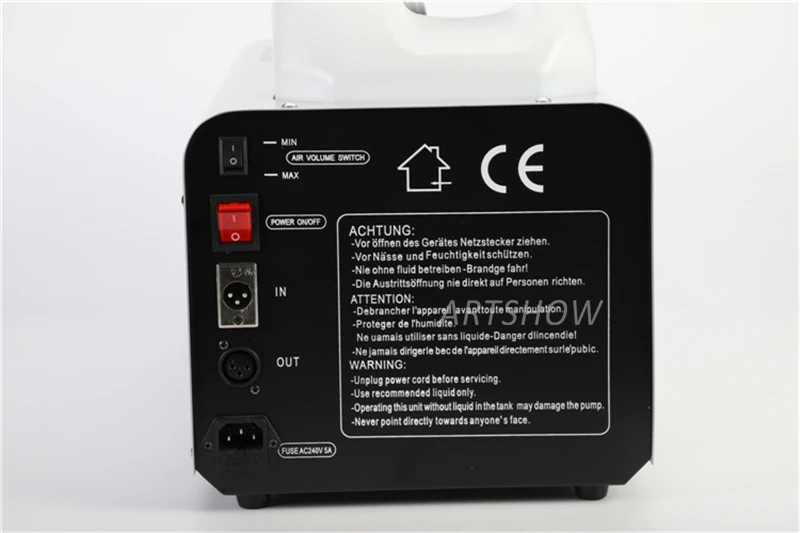 1500W Stage DJ Party Snow Flake Effect Maker Snow Machine with Wire Remote Snow Blower Maker Machine Remote Control