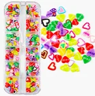 Nail Decorations Nail Art 12 Grids Nail Art Decorations Soft Polymer Clay 3D Fruit Slices