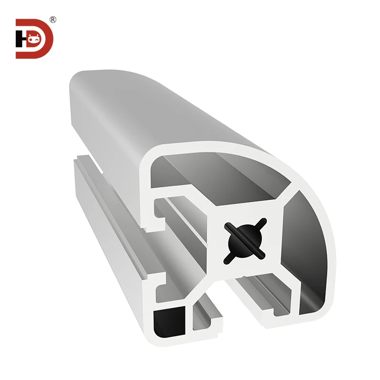Industrial Extruded Aluminum Alloy Profile 4040R Corner Aluminum Alloy square Tube Provides Drilling and Cutting Services supplier