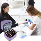 Nail Polish Case Customize Travel Cosmetic Organizer Portable Organizer Bag For Nail Polish Carrying Case