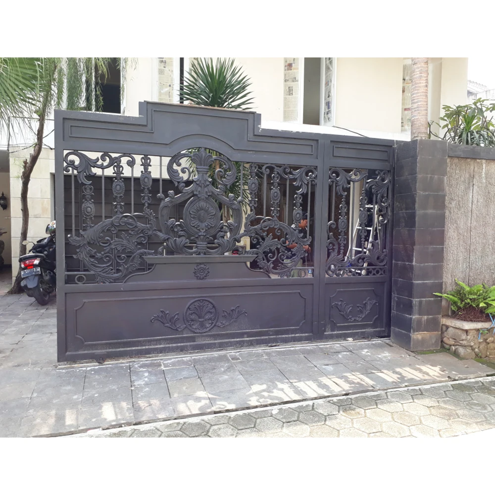 High Villa Modern Iron Main Gate Designs High Quality Wrought Iron ...