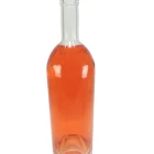Glass Bottle Classic Round Shape Clear 850ml Glass Vodka/whiskey/Rum Bottle