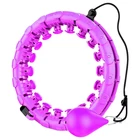 Hoop Hoops New 24 Detachable Knots Adult Fitness Smart Weighted Hoola Hoop Hula Ring Hula Hoops With Weight