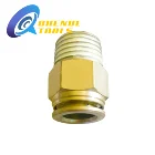 Metal Fitting Fittings China Factory Direcly Supply Metal Pneumatic Fitting Push In Brass Fittings 4mm 6mm 8mm