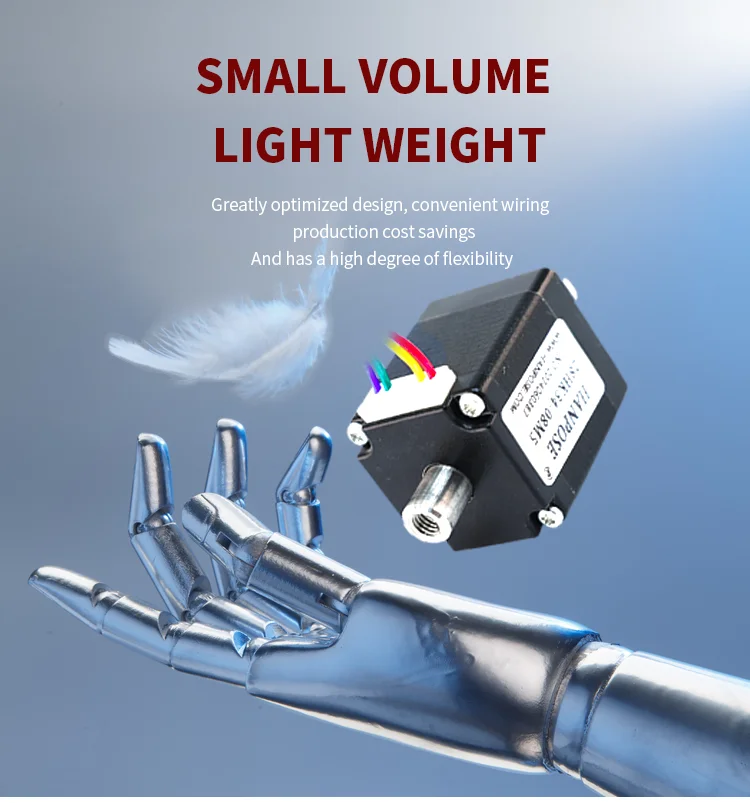 product hanpose nema 34 08a dual axis stepper motor 28hk34 28hk40 28hk50 18 degrees 2 phase stepper motor-6