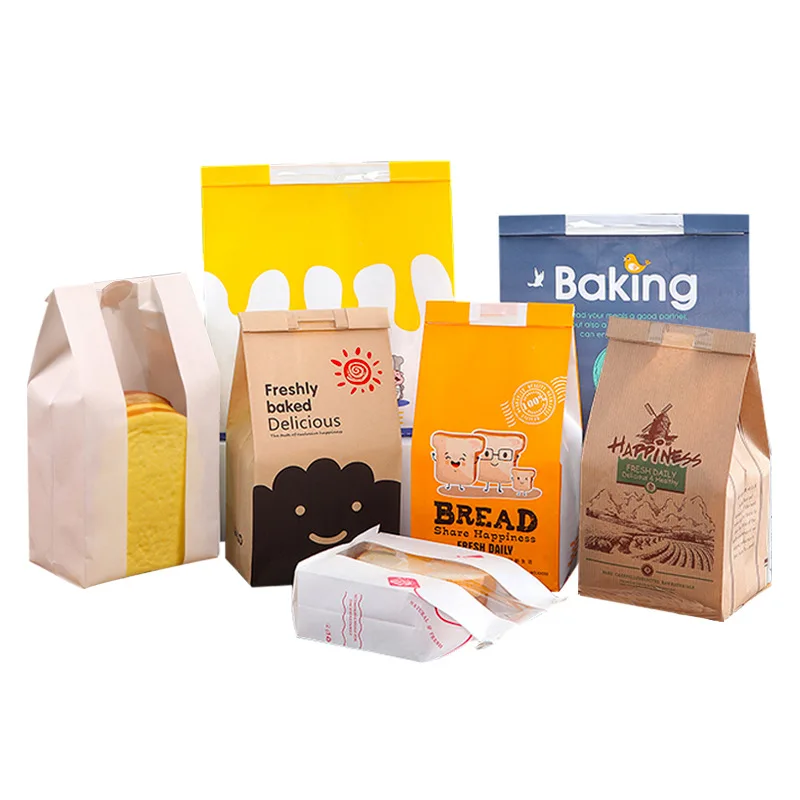 Papel Kraft Alimentos,Embalaje Personalizado Para Pan,Bolsas Para Hornear - Buy Bolsa De Papel Kraft,Paquete Bolsas Product on Alibaba.com
