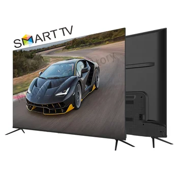 Verified suppliers direct sale ecran plat 40" 43" 55" 24" 32" lcd frameless tv 4K UHD televisore televisions smart led tv